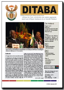 Ditaba n° 39 - le bulletin mensuel d'information de l'Ambassade d'Afrique du Sud