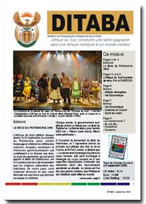 Ditaba n° 47 - le bulletin mensuel d'information de l'Ambassade d'Afrique du Sud