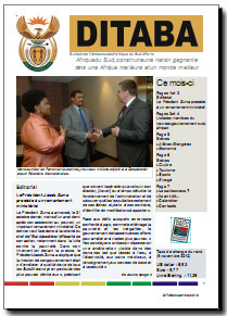 Ditaba n° 70 - le bulletin mensuel d'information de l'Ambassade d'Afrique du Sud