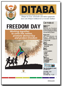 Ditaba n° 76 - le bulletin mensuel d'information de l'Ambassade d'Afrique du Sud