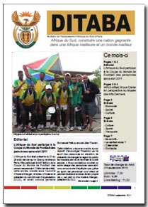 Ditaba n° 79 - le bulletin mensuel d'information de l'Ambassade d'Afrique du Sud