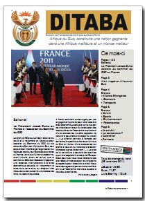 Ditaba n° 81 - le bulletin mensuel d'information de l'Ambassade d'Afrique du Sud