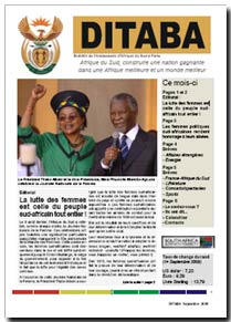 Ditaba n° 28 - le bulletin mensuel d'information de l'Ambassade d'Afrique du Sud