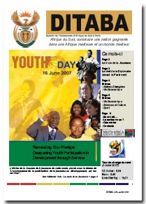 Ditaba n° 35 - le bulletin mensuel d'information de l'Ambassade d'Afrique du Sud