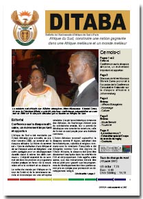 Ditaba n° 36 - le bulletin mensuel d'information de l'Ambassade d'Afrique du Sud