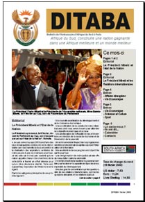 Ditaba n° 41 - le bulletin mensuel d'information de l'Ambassade d'Afrique du Sud