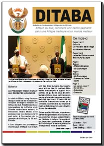 Ditaba nÂ° 45 - le bulletin mensuel d'information de l'Ambassade d'Afrique du Sud
