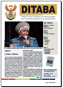Ditaba n° 49 - le bulletin mensuel d'information de l'Ambassade d'Afrique du Sud