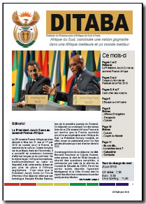 Ditaba n° 66 - le bulletin mensuel d'information de l'Ambassade d'Afrique du Sud
