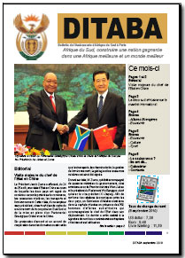 Ditaba n° 68 - le bulletin mensuel d'information de l'Ambassade d'Afrique du Sud