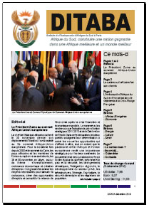 Ditaba n° 71 - le bulletin mensuel d'information de l'Ambassade d'Afrique du Sud